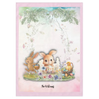 Personalized Easter Brunch Tablecloth