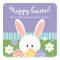 Personalized Easter Bunny Eggs Label Stickers