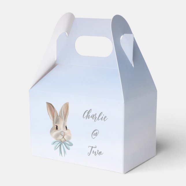 Personalized Easter Bunny Favour Box (Front Side)