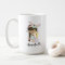 Personalized Easter Bunny Girl Mug Dark Skin Hair