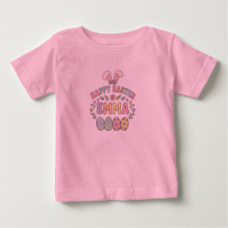 Personalized Easter Bunny Kids Shirt – Custom Name