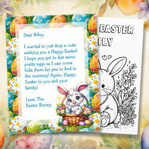 Personalized Easter Bunny Letter for Kids