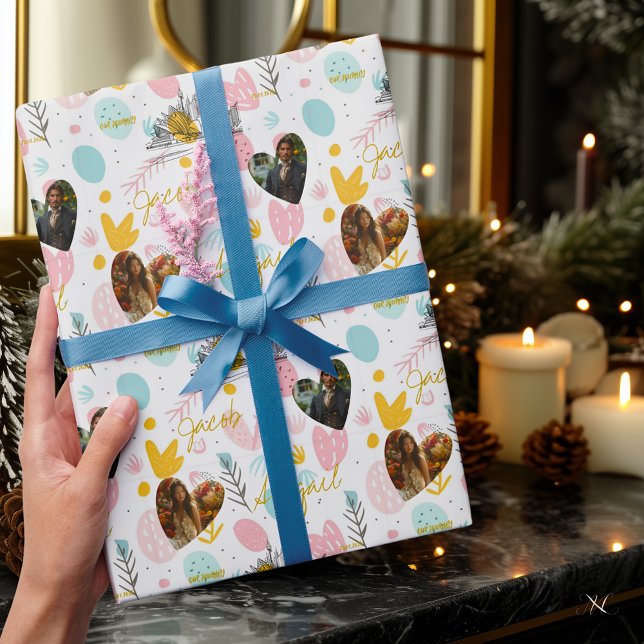 Personalized Easter Celebration Wrapping Paper wit (Creator Uploaded)