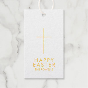 Personalized Easter Cross   Gift Tags