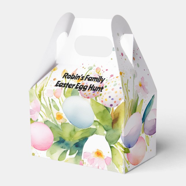 Personalized Easter Egg Hunt Box (Front Side)