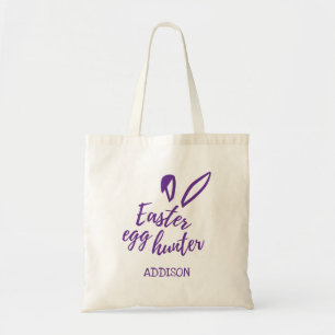 Personalized Easter Egg Hunter Tote Bag