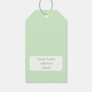 Personalized Easter Gift Tags - Custom Message