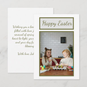 Personalized Easter Greeting Card – Add Your Wish