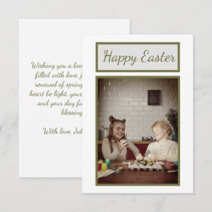 Personalized Easter Greeting Card – Add Your Wish