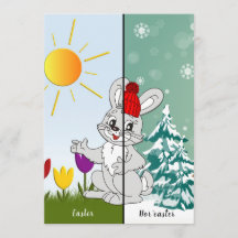 Personalized Easter Nor'easter card