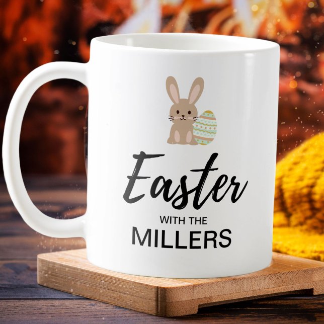 Personalized Easter "with the family" | Gift  Coffee Mug (Creator Uploaded)