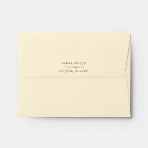 Personalized Ecru Envelope