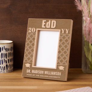 Personalized EdD Doctor Of Education Graduation Etched Frames