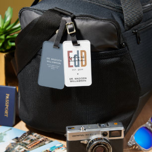 Personalized EdD Doctor Of Education Graduation Luggage Tag
