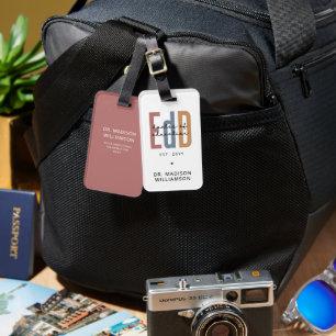 Personalized EdD Doctor Of Education Graduation Luggage Tag
