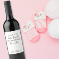 Personalized Editable Baby Announcement bestie