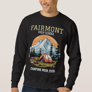 Personalized Editable Text Camping Theme Merch Sweatshirt