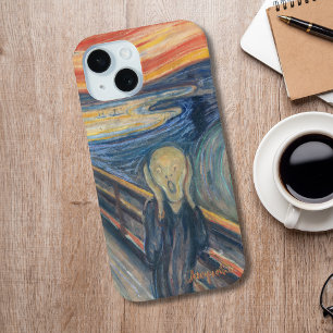 Personalized Edvard Munch Scream Skrik iPhone 15 Case