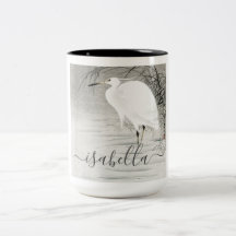 Personalized Egret Coastal Bird