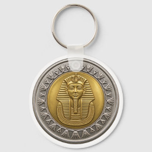 Personalized Egyptian Pharaoh Keychain King Tut