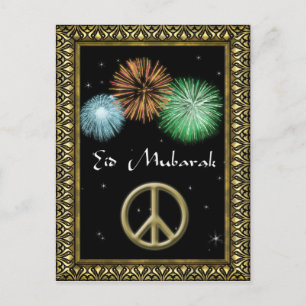 Personalized Eid Mubarak Postcard