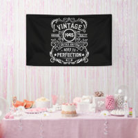 Personalized eighty vintage 80th birthday party