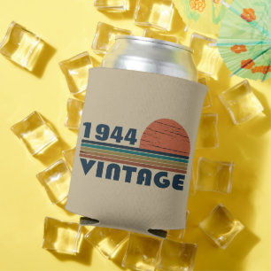 Personalized eighty vintage 80th birthday party can cooler