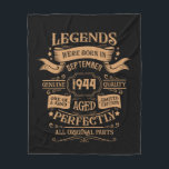 Personalized eighty vintage 80th birthday party fleece blanket<br><div class="desc">Make your birthday special with this unique design. Add a touch of sophisticated elegance to your birthday celebration with our exquisite, one-of-a-kind designs. These graphics bring sophistication and originality to any product, creating a memorable and stylish gift. They are perfect for those who appreciate a touch of timeless glamour on...</div>