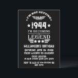 Personalized eighty vintage 80th birthday party invitation<br><div class="desc">You can add some originality with this limited edition, premium quality, original, classy, retro, and vintage-looking birthday graphic design with a cool typography font. This is a great gift idea for men, women, husbands, wives, girlfriends, and boyfriends who will love this one-of-a-kind piece of art. The best unique and funny...</div>