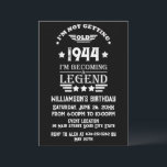 Personalized eighty vintage 80th birthday party invitation<br><div class="desc">You can add some originality with this limited edition, premium quality, original, classy, retro, and vintage-looking birthday graphic design with a cool typography font. This is a great gift idea for men, women, husbands, wives, girlfriends, and boyfriends who will love this one-of-a-kind piece of art. The best unique and funny...</div>