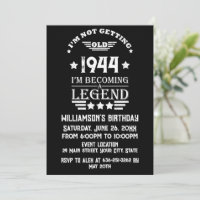 Personalized eighty vintage 80th birthday party