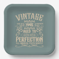 Personalized eighty vintage 80th birthday party