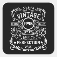Personalized eighty vintage 80th birthday party