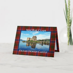 Personalized Eilean Donan Castle - MacRae Clan Card