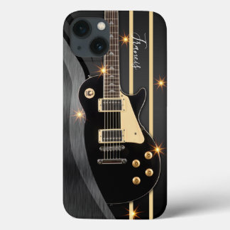 Personalized Electric Guitar With Custom Name iPhone 13 Case