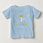 Personalized Elegant 1st birthday gold crown black