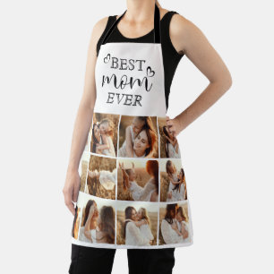 Personalized Elegant Best Mom Ever Photo Gift  Apron