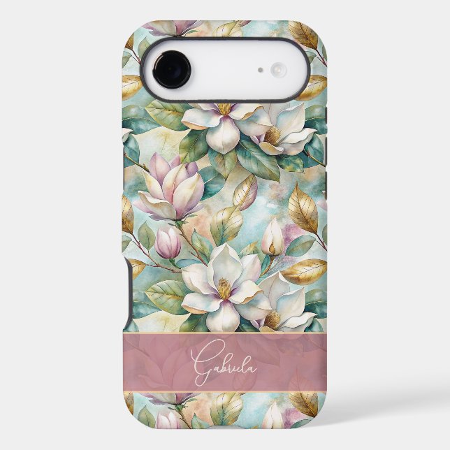 Personalized Elegant Blossom Gold (Back)