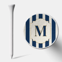 Personalized Elegant Blue Monogram