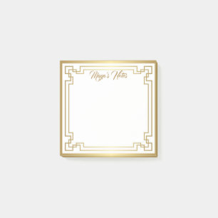 personalized elegant border post-it notes