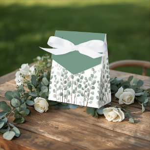Personalized Elegant Botanical Wedding Favour Box