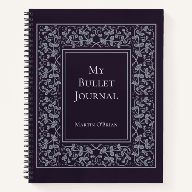 Personalized Elegant Bullet Journal (Front)