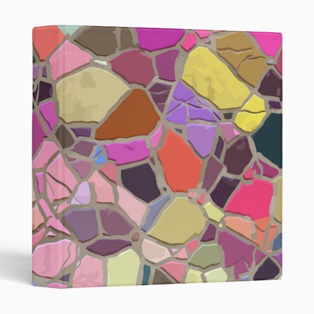 Personalized Elegant Chic Luxury Faux  3 Ring Bind Binder (Front/Spine)