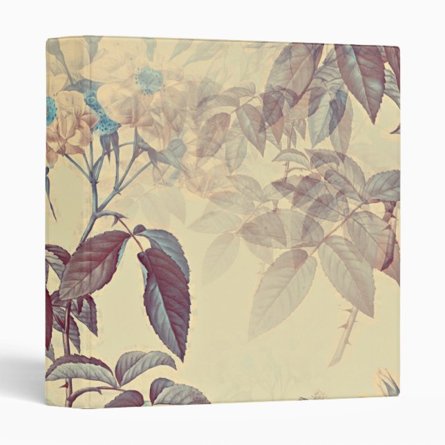 Personalized Elegant Chic Luxury Faux  3 Ring Bind Binder (Front/Spine)