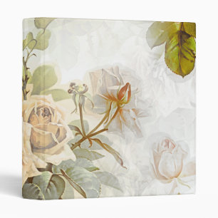 Personalized Elegant Chic Luxury Faux  3 Ring Bind Binder