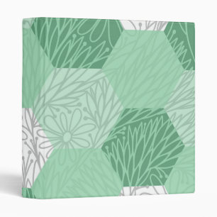 Personalized Elegant Chic Luxury Floral Design Binder