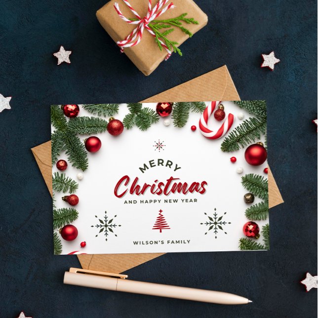 Personalized Elegant Christmas Card (Creator Uploaded)