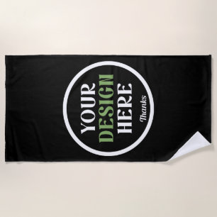 Personalized, Elegant, Classic, Wedding Gifts Beach Towel