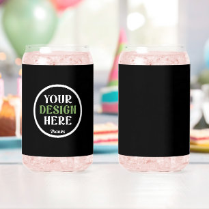 Personalized, Elegant, Classic, Wedding Gifts Can Glass