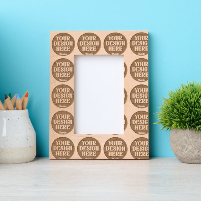 Personalized, Elegant, Classic, Wedding Gifts Etched Frames (Front)